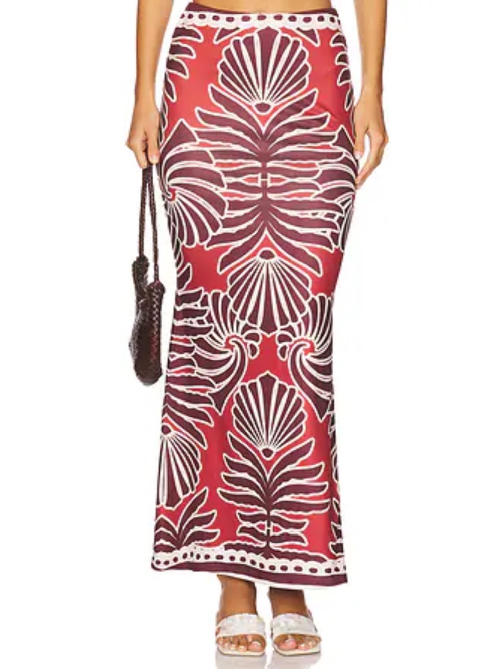 Sienna Maxi Brodie Red Patterned Maxi Skirt - Seven Wonders SOLD OUT